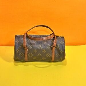 Louis Vuitton Vintage Paipilon 26 Brown Monogram  Bag